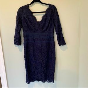 Tadashi Shoji woven lace dress